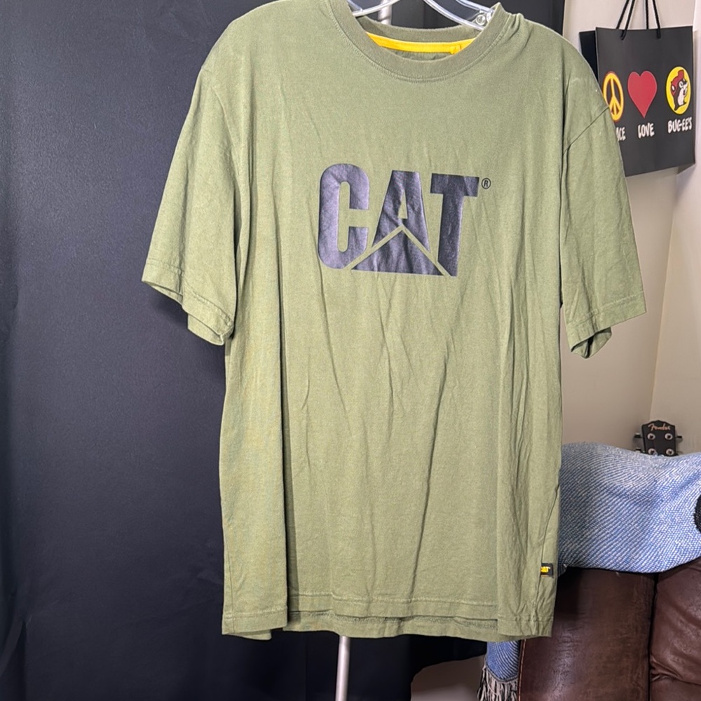 Caterpillar Green Short Sleeve Tee